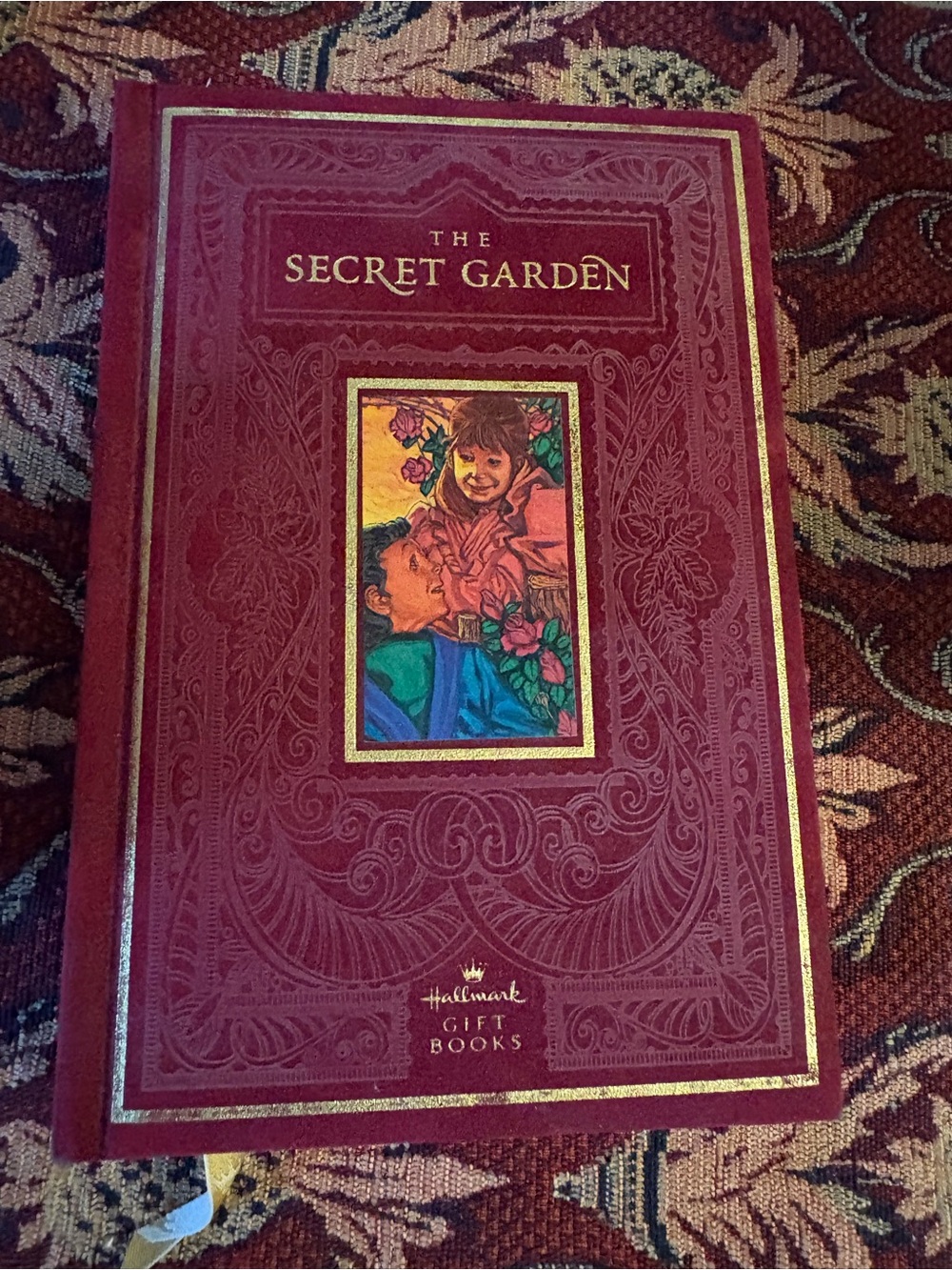 Hallmark Gold-Accented Burgundy ‘The Secret Garden’ Book